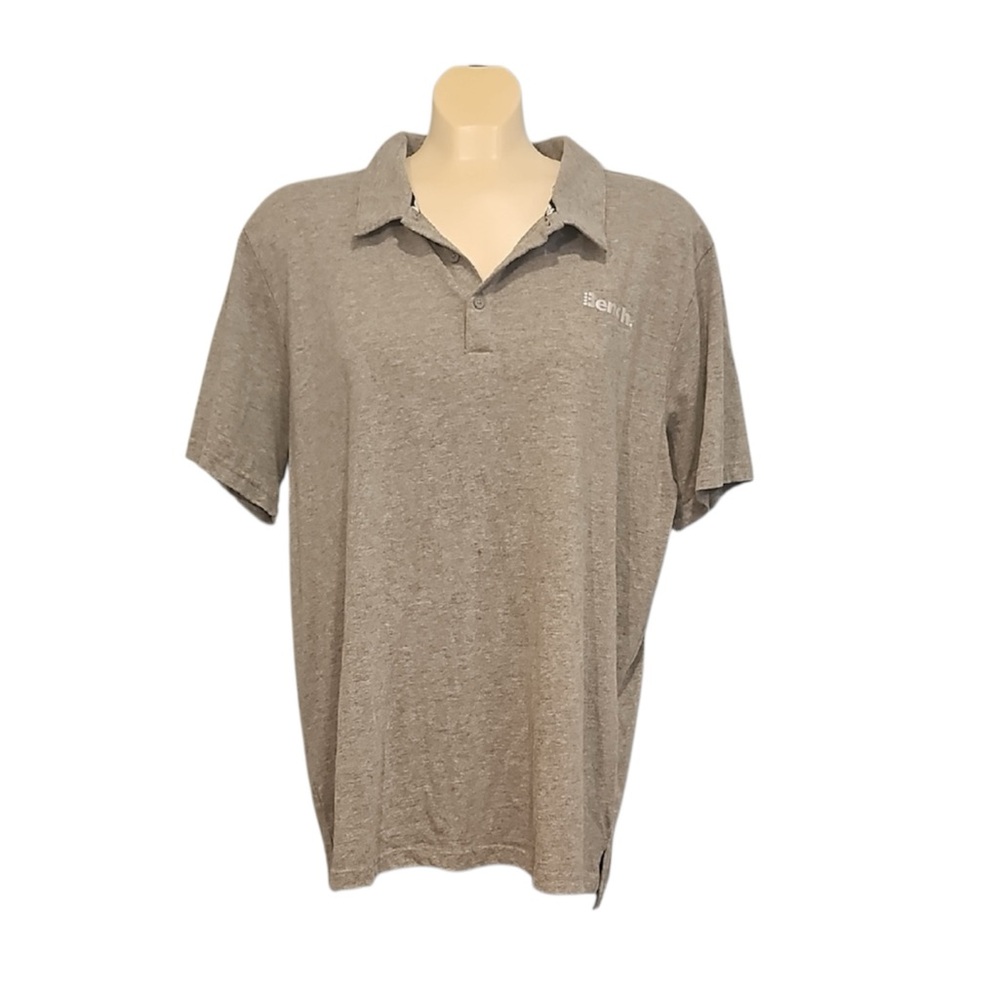 💚 Bench Light Gray Polo Shirt, Size XL